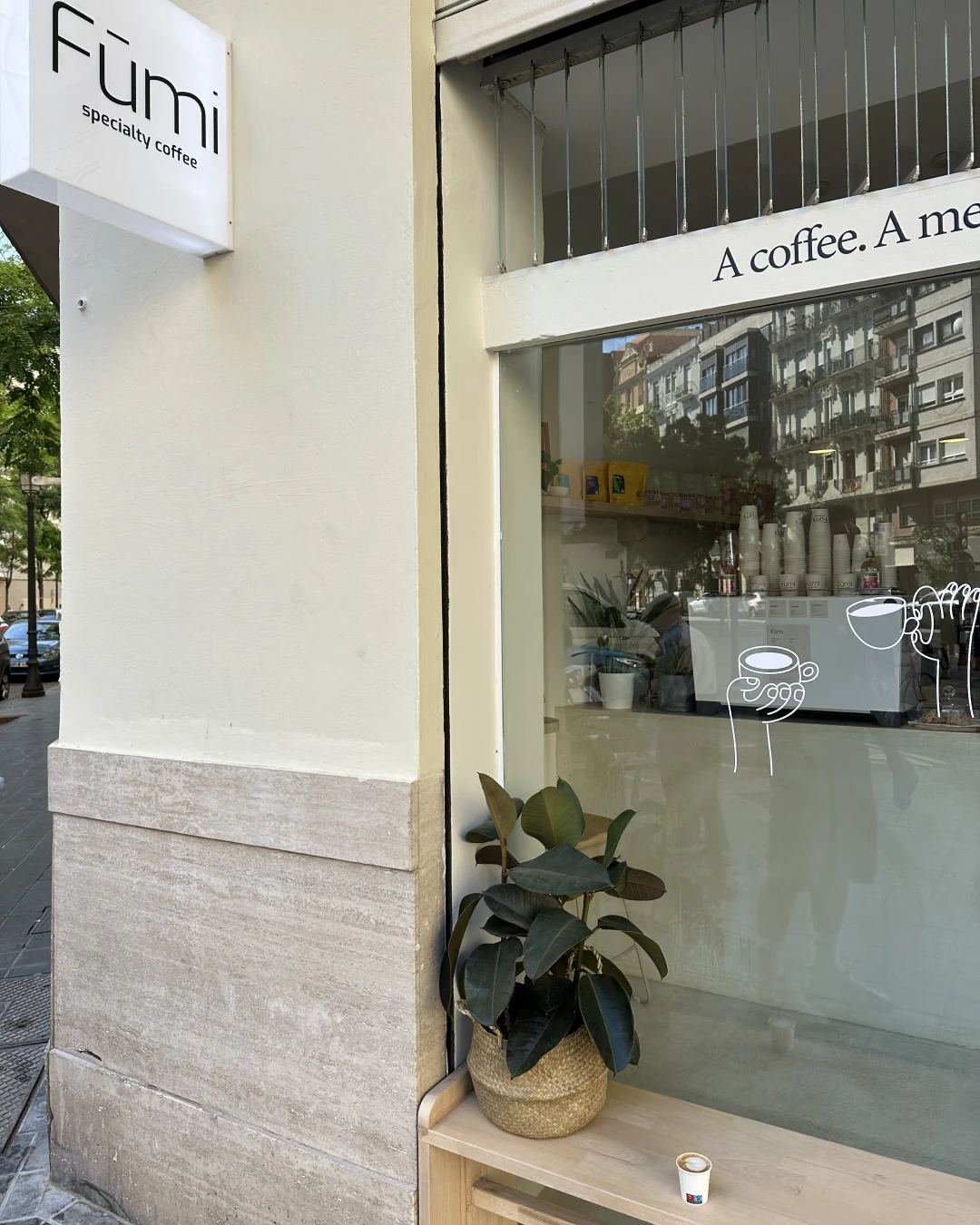 Fumi Specialty Coffee in Ruzafa, Valencia