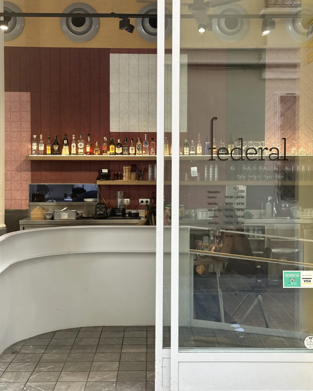 Federal Café in Valencias city center